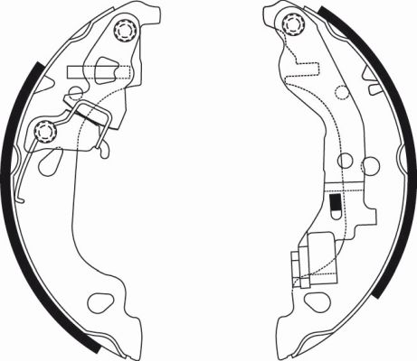 HELLA PAGID Комплект тормозных колодок 8DB 355 002-571